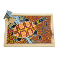 Aboriginal Art Turtle Large Puzzle