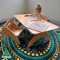 Boomerang Classroom Table