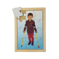 Boy with Crutches Puzzle