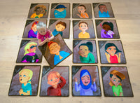 Emotions Faces Rug Squares