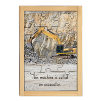 Excavator Large Story Puzzle