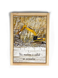 Excavator Wooden Puzzle