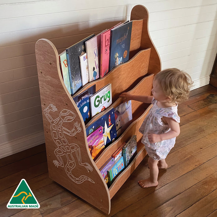 Indigenous Goanna Book Shelf