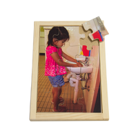 Indian Girl Washing Hands Puzzle