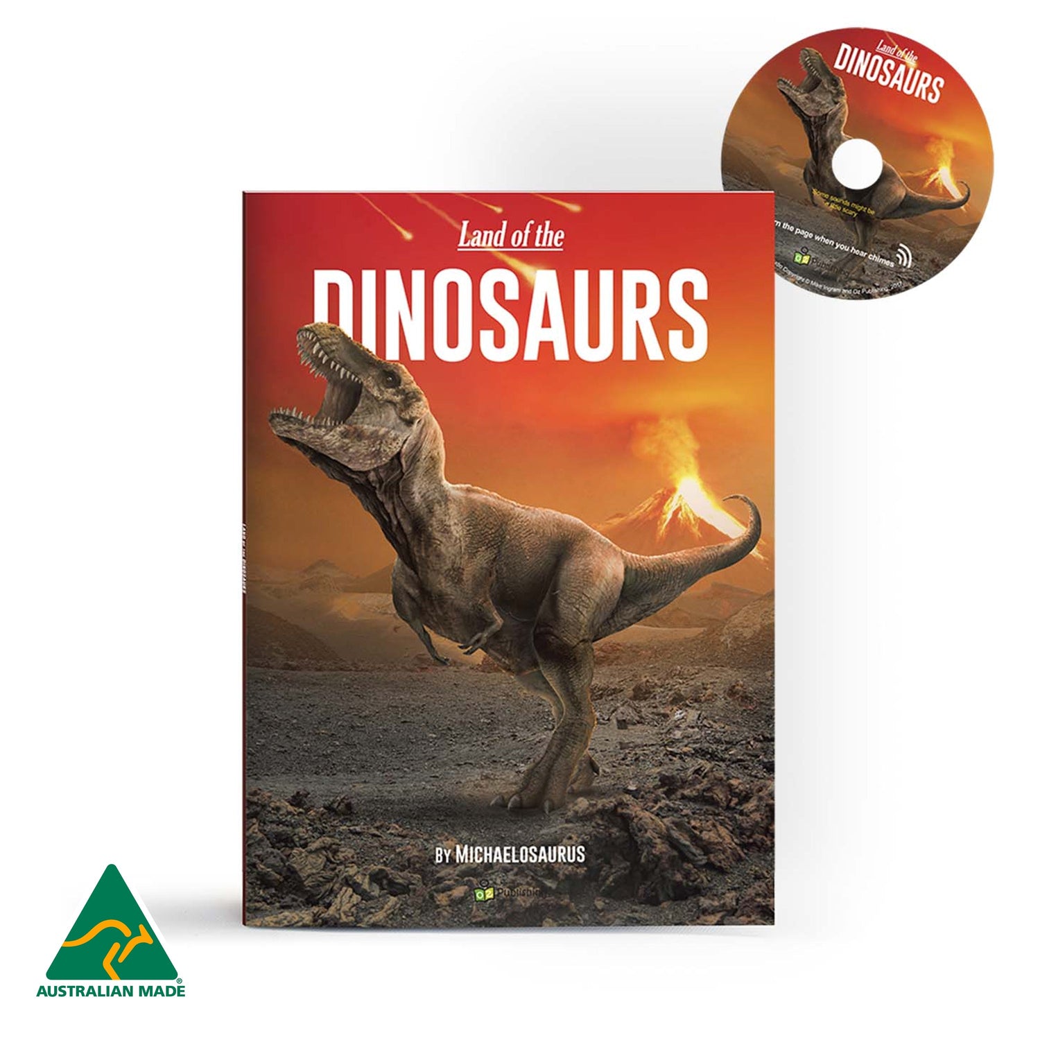 Land of the Dinosaurs Medium Book with Cd