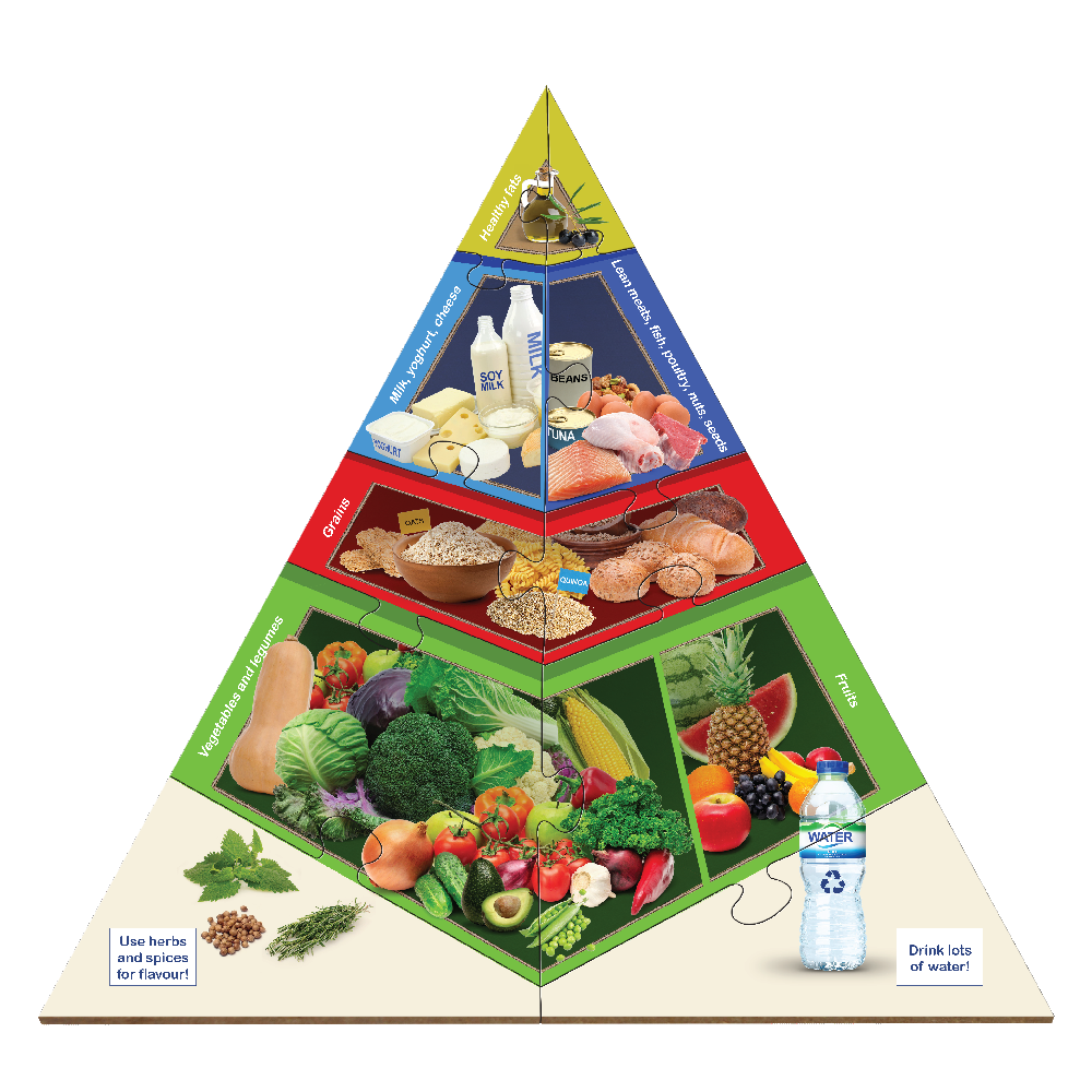 Large Food Pyramid Floor Puzzle