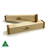 Natural Wooden Rain Shaker set of 2