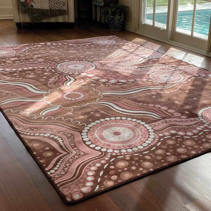 Aboriginal Art Bush Dreaming Rug