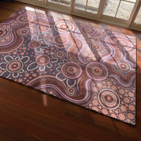 Aboriginal Art Sand Dreaming Rug