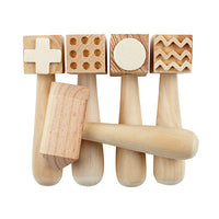 Wooden Pattern Hammers Set of 5