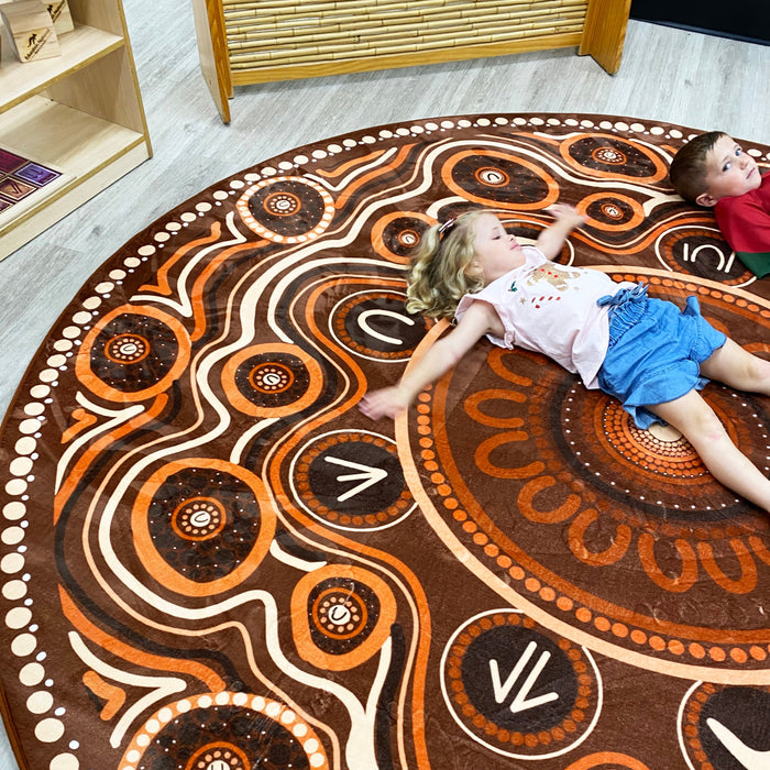 Yarning Circle Classroom Rug